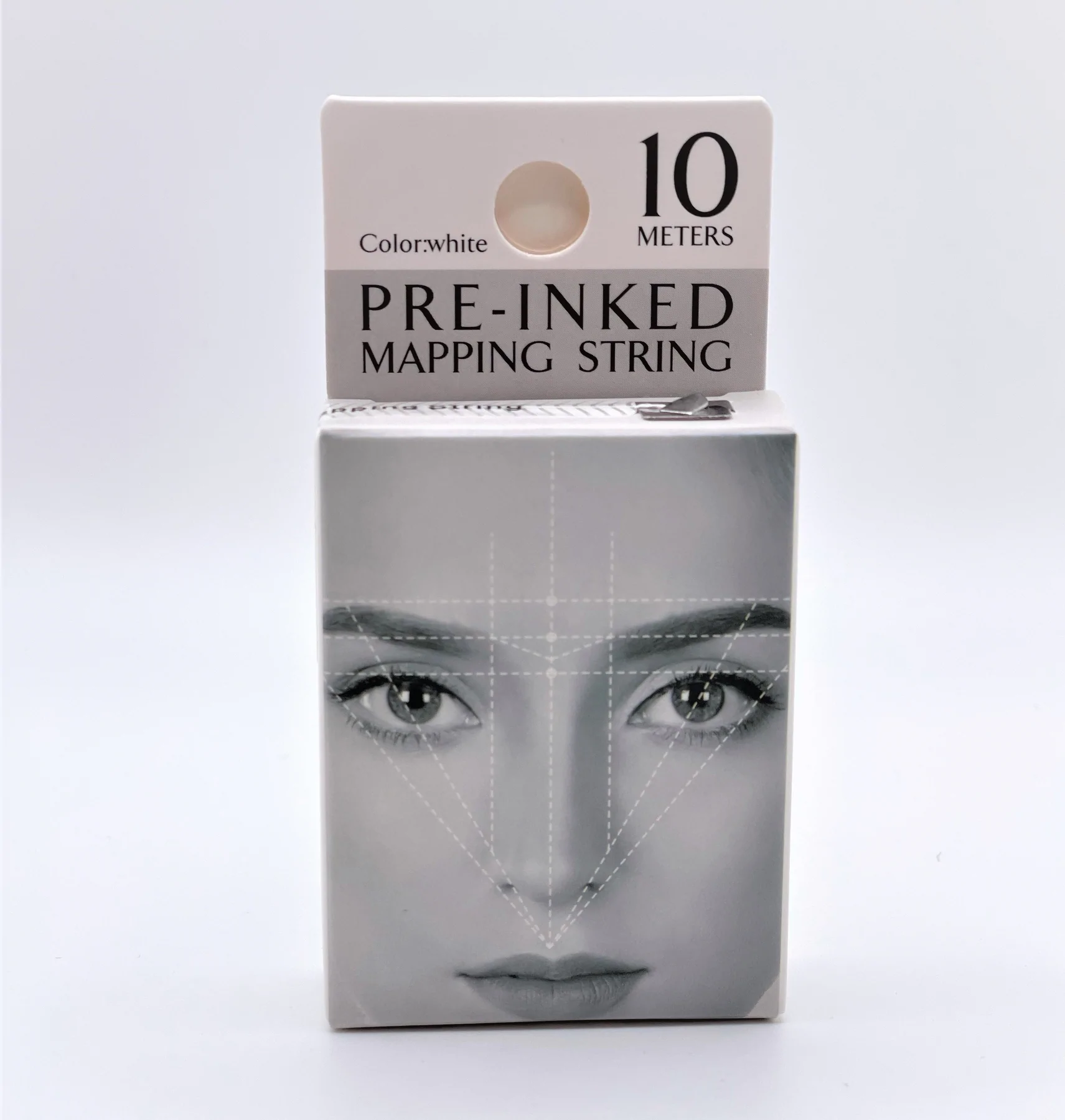 Pre-Inked Brow & Lip Mapping String - White